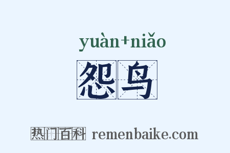 怨鸟是什么意思的图片